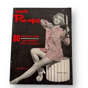 Movie Pinups Magazine 1953 Virginia Mayo Cover RARE RITA MORENO Mamie Van Doren